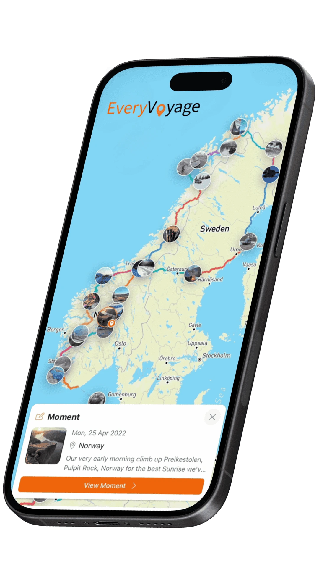 Billys Reise „Norway 2022“ in EveryVoyage